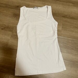 Zara white corporate top